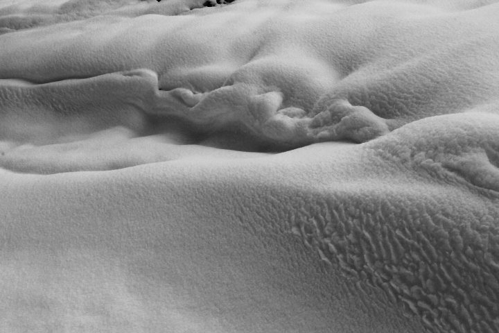 Snow Patterns after the Blizzard 2, AAWT - Cootapatamba Hut, Kosciuszko National Park